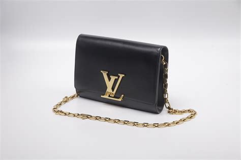 louis vuitton black chain bag.